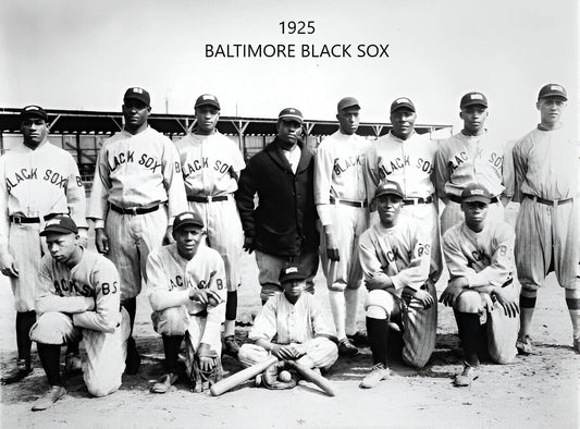 1925 Baltimore Black Sox Team Magnet Baseball Picture Negro League