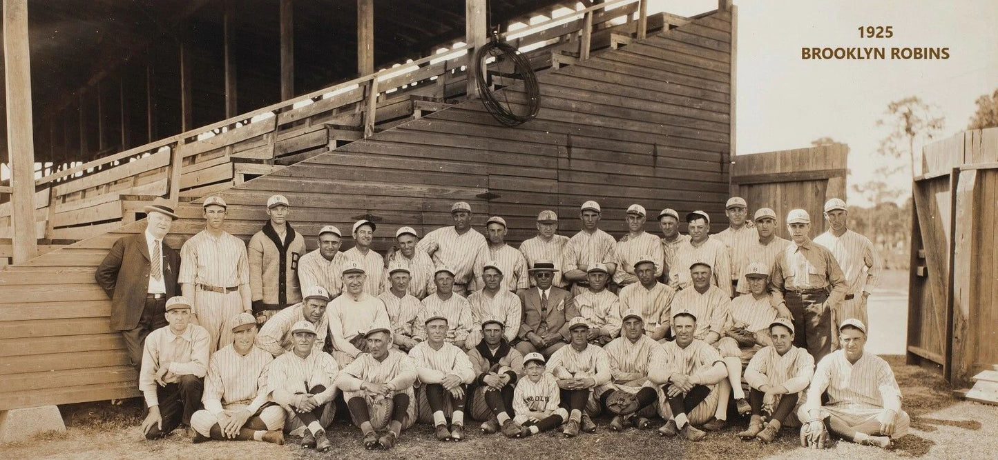 1925 Brooklyn Robins Photo Baseball Picture Mlb Wide Border