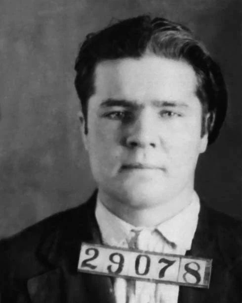 1925 Bank Robber Pretty Boy Floyd Glossy Magnet Criminal Magnet Mugshot