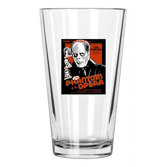 1925 Horror Film Phantom Of The Opera Photo Lon Chaney Pint Beer Drinking Glass