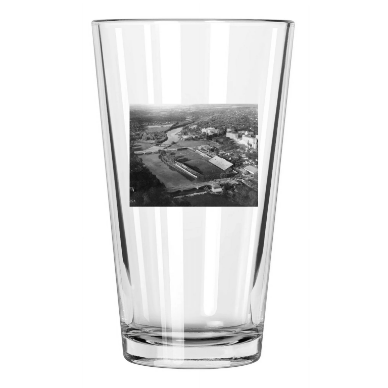 1925 Iowa Field Photo Stadium Iowa Hawkeyes Pint Beer Drinking Glass