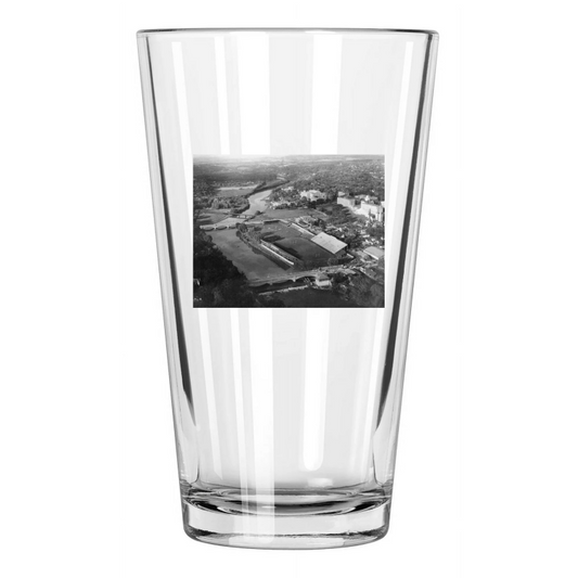 1925 Iowa Field Photo Stadium Iowa Hawkeyes Pint Beer Drinking Glass