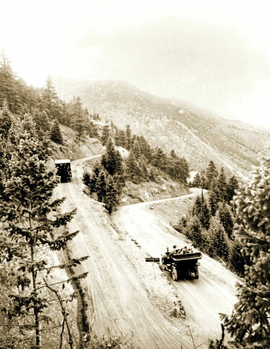 1925 Mountain Road Colorado Springs Colorado Old Magnet Reprint