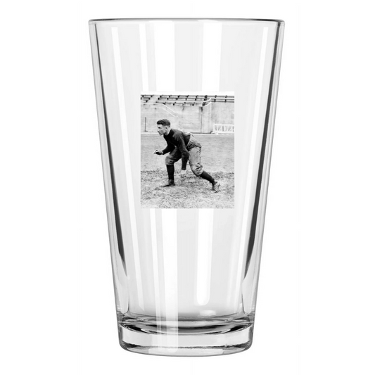 1925 Nebraska Ed Weir Photo College Greatest Cornhusker Pint Beer Drinking Glass
