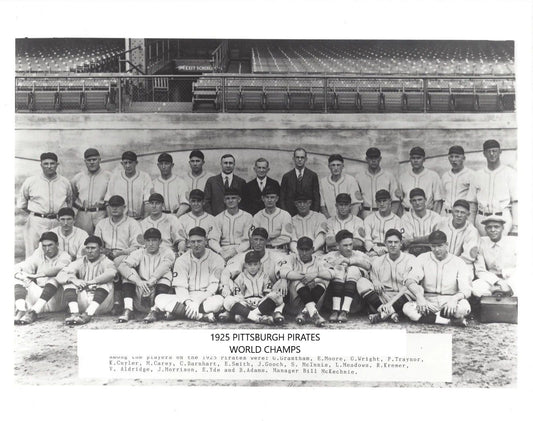 1925 Pittsburgh Pirates Team Keychain Baseball Picture World Champs Mlb