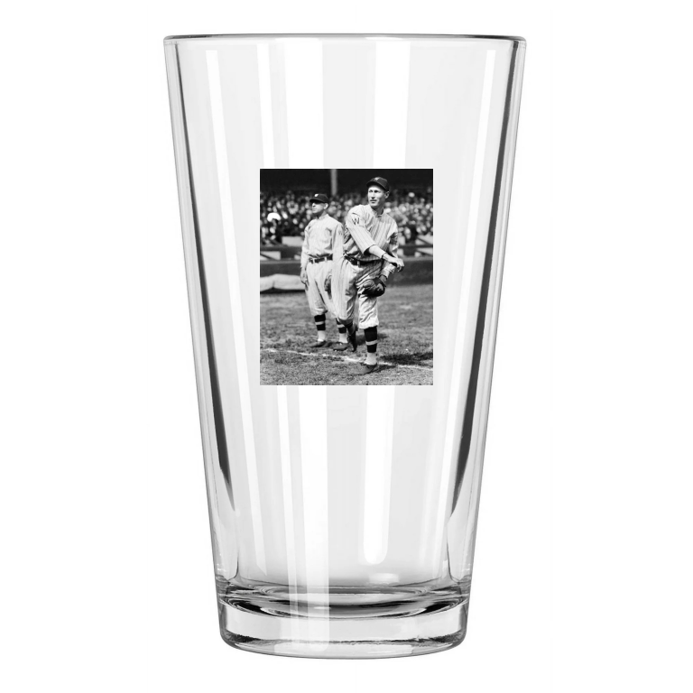 1925 Washington Senators Sam Rice Photo Baseball Hof 63 Pint Beer Drinking Glass
