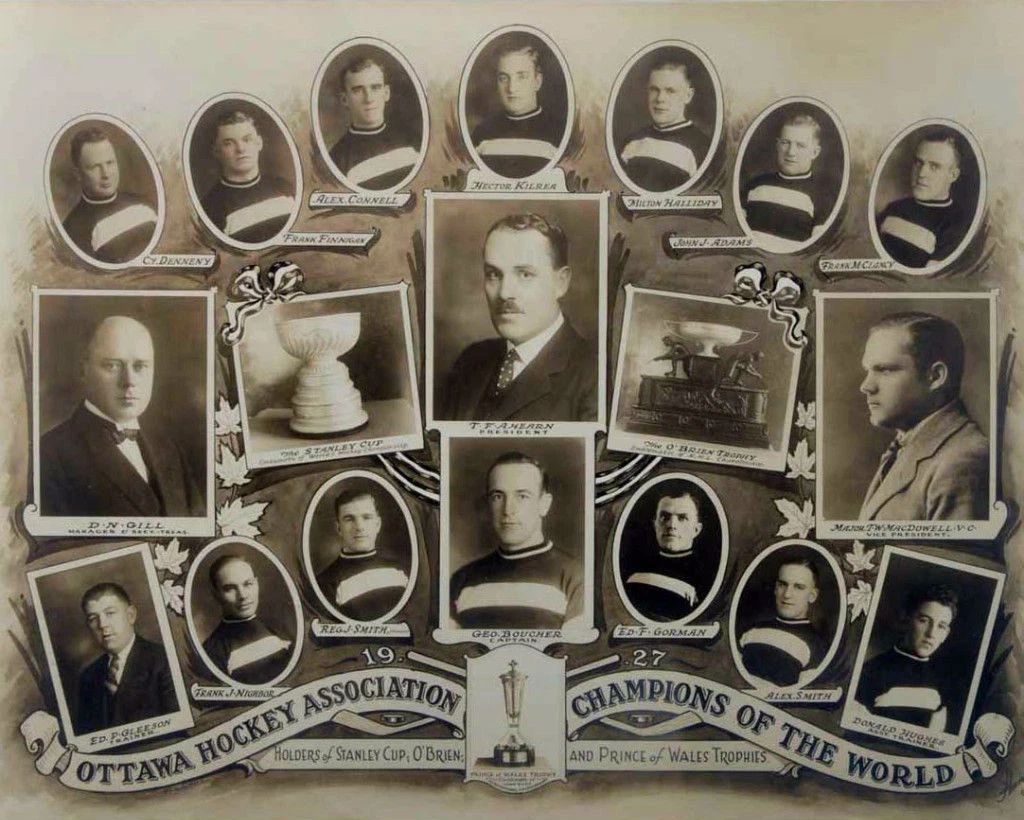 1927 Ottawa Senators Magnet Picture Nhl Hockey