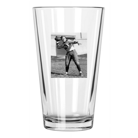 1926 Duluth Eskimos Ernie Nevers Photo Football Pint Beer Drinking Glass