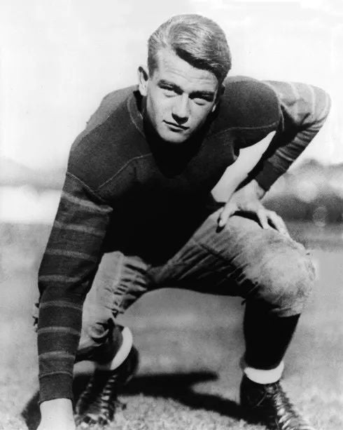 1926 Usc John Wayne Glossy Keychain College Football Keychain Actor Print