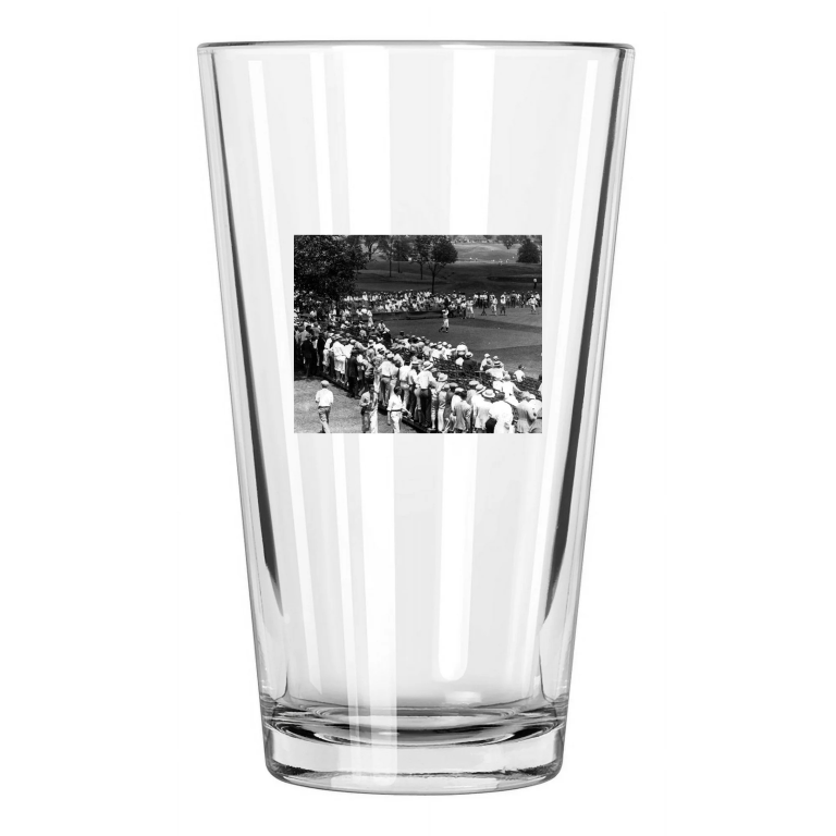 1926 Us Open Championship Bobby Jones Photo Tee Off Pint Beer Drinking Glass
