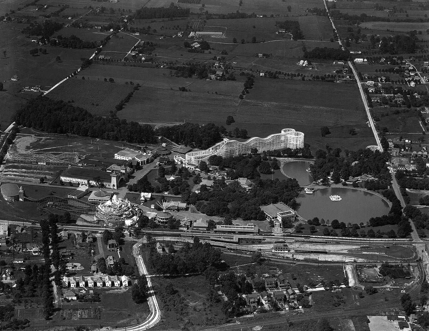 1926 Willow Grove Park Willow Grove Pennsylvania Old Magnet Reprint