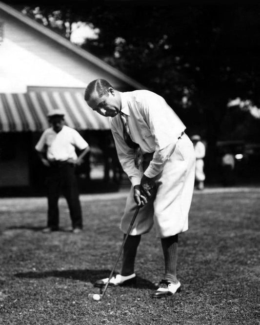 1927 PGA Legend Walter Hagen Glossy Magnet Putting Magnet Pro Golfer Print