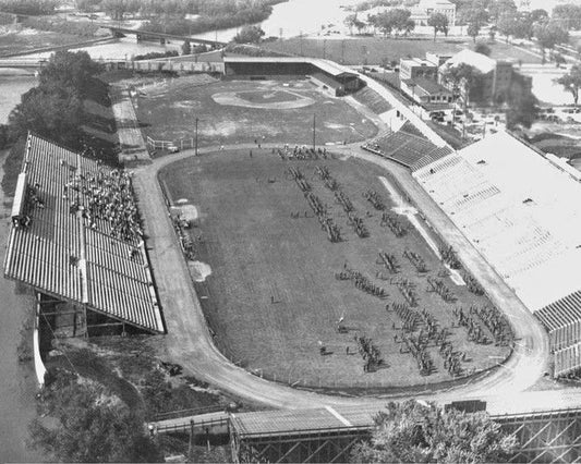 1927 Iowa Field Glossy Magnet Stadium Magnet Iowa Hawkeyes Print