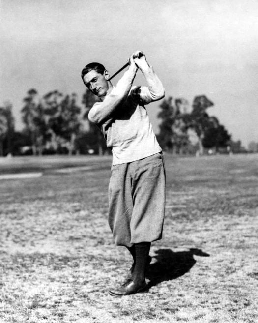 1927 Professional Golfer Tommy Armour Glossy Keychain PGA Print Swing Keychain