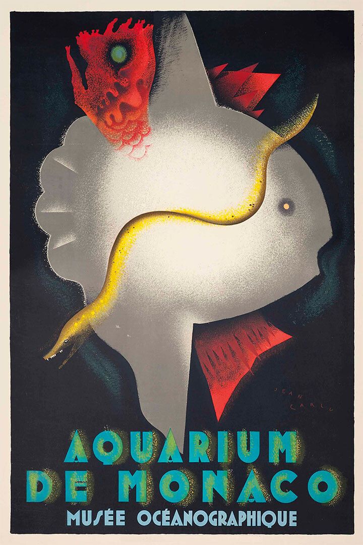 1928 Aquarium De Monaco Musee Oceanographique Travel Jigsaw Puzzle