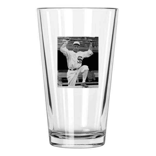 1928 Chicago White Sox Ray Schalk Photo Baseball Hof 55 Pint Beer Drinking Glass