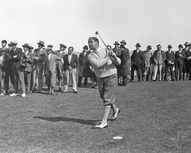1928 Golfer Walter Hagen Glossy Photo Open Championship Poster PGA Print