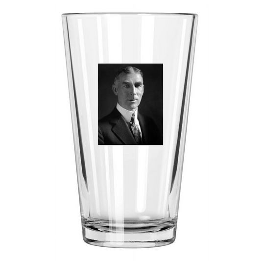 1928 Philadelphia Athletics Connie Mack Photo Portrait Pint Beer Drinking Glass
