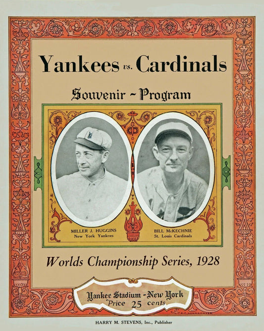 1928 St. Louis Cardinals Vs New York Yankees Photo Baseball Picture Ny Ws
