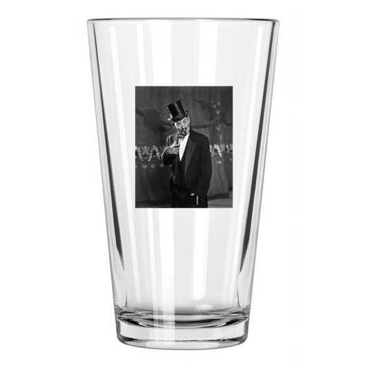 1928 Silent Film West Of Zanzibar Photo Lon Chaney Sr Pint Beer Drinking Glass