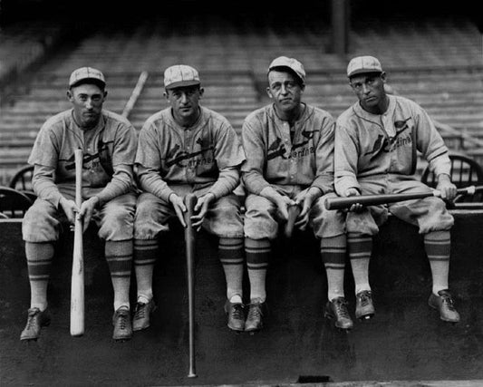 1928 St Louis Cardinals Chick Hafey, Frankie Frisch & Jim Bottomley Photo