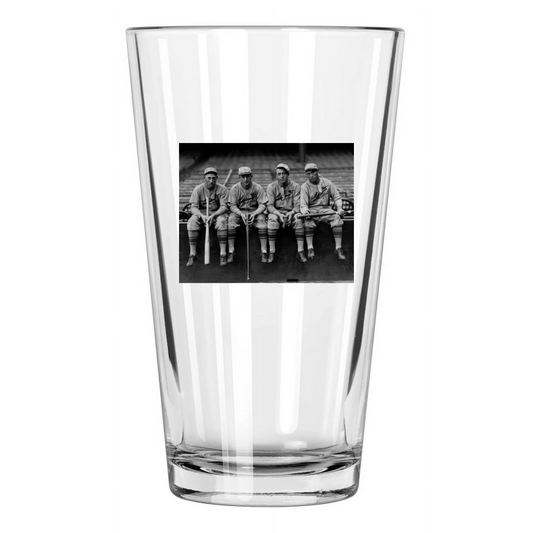 1928 St Louis Cardinals Chick Hafey, Frankie Frisch & Jim Bottomley Pint Glass