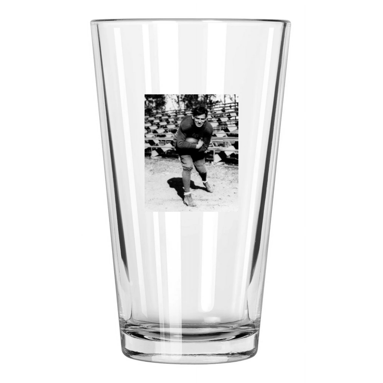 1929 Green Bay Packers Johnny 'Blood' Mcnally Football Pint Beer Drinking Glass