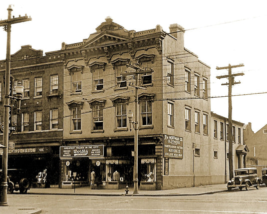 1929 Marshall House Alexandria Virginia Old Historic Keychain Reprint
