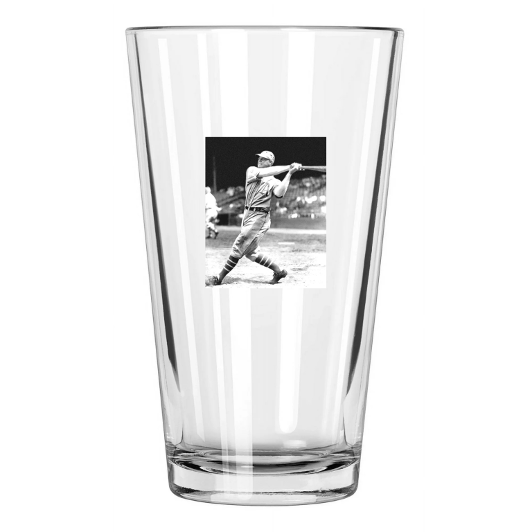 1929 Philadelphia A'S Jimmie Foxx Photo Baseball Hof 51 Pint Beer Drinking Glass