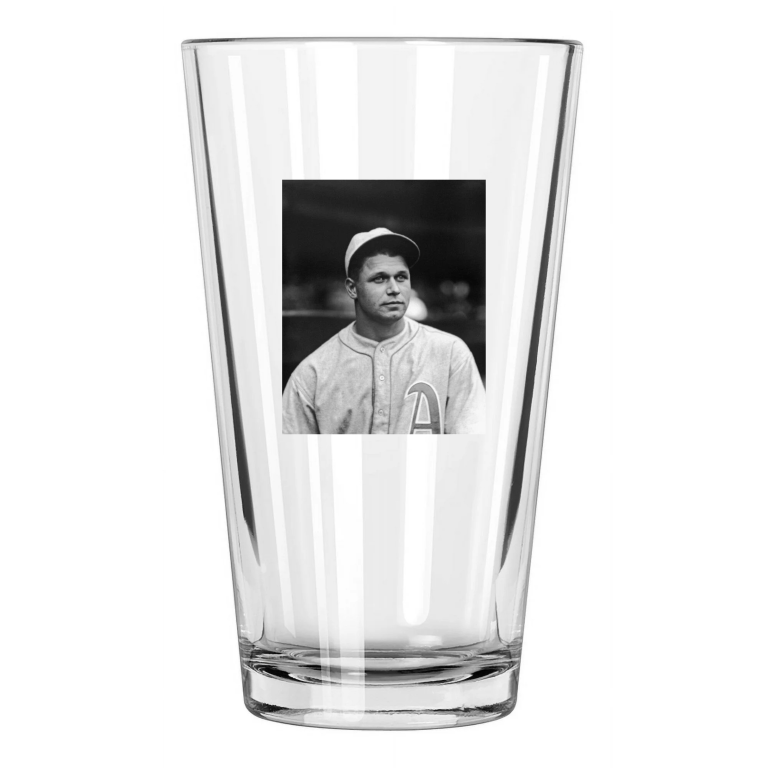 1929 Philadelphia Athletics Jimmie Foxx Photo Hof 51 Pint Beer Drinking Glass