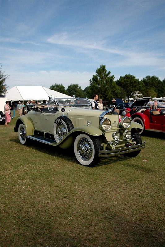 1929 Rolls Royce Phantom Ii Green Car Print Jigsaw Puzzle