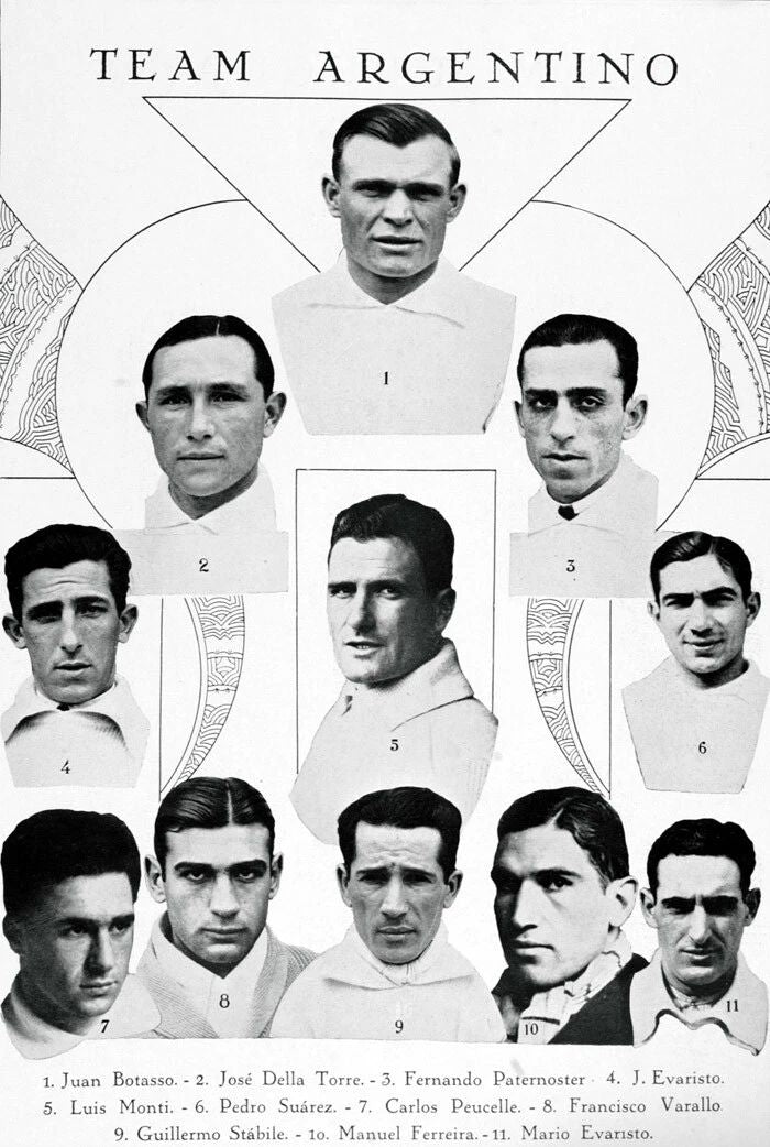1930 Argentina Team Magnet Soccer Picture World Cup