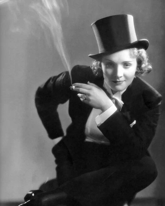 1930 Film Morocco Magnet Marlene Dietrich With Cigarette Magnet Glossy Print