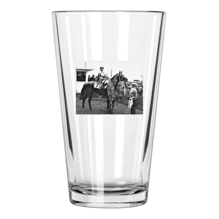 1930 Kentucky Derby Gallant Fox Earl Sande Triple Crown Pint Beer Drinking Glass