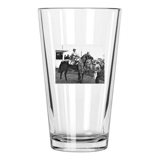 1930 Kentucky Derby Gallant Fox Earl Sande Triple Crown Pint Beer Drinking Glass