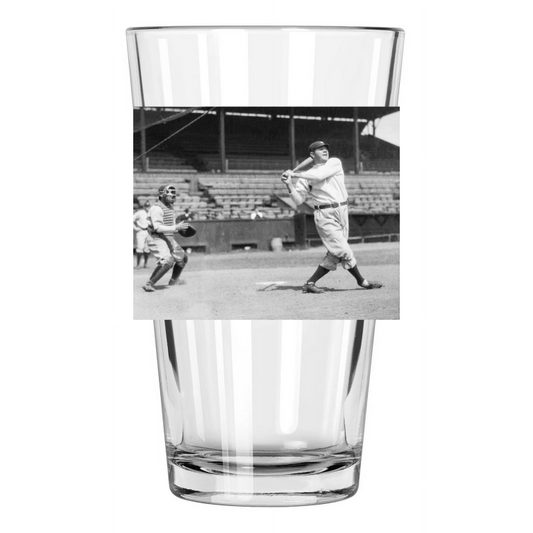 1930 New York Yankees Babe Ruth Photo Baseball Hof 37 Pint Beer Drinking Glass