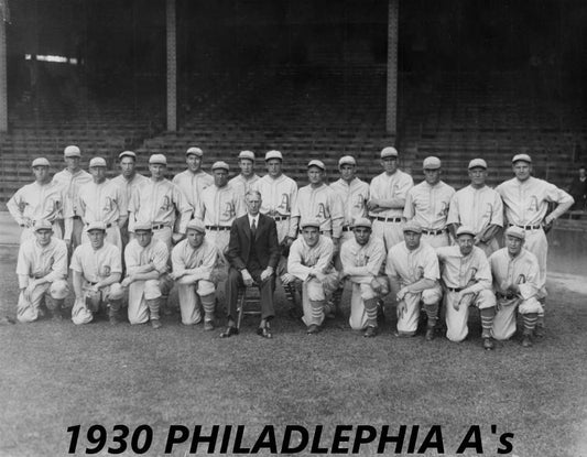 1930 Philadelphia Athletics A'S Team Photo Baseball Picture Mlb