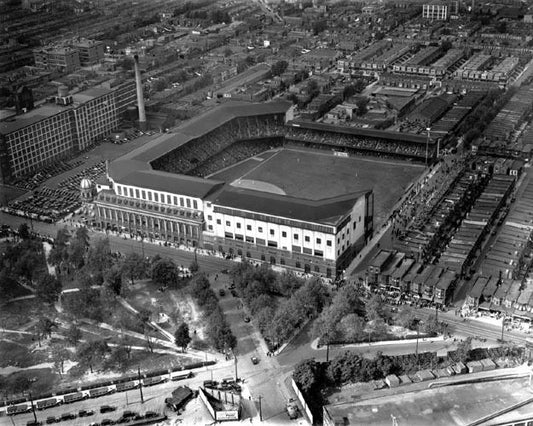 1930 Philadelphia Athletics Shibe Park Connie Mack Stadium Glossy Magnet