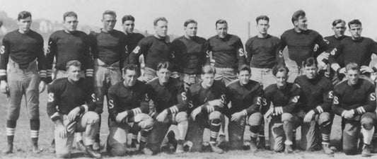 1930 Staten Island Stapletons Keychain Football Picture Wide Border Stapes Nfl