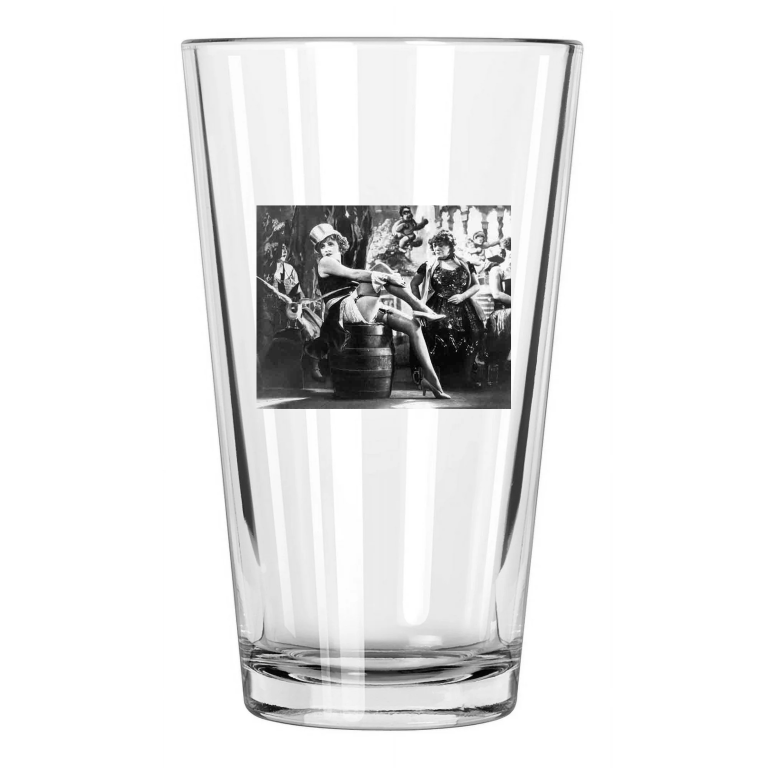 1930 The Blue Angel Photo Marlene Dietrich Cabaret Pose Pint Beer Drinking Glass