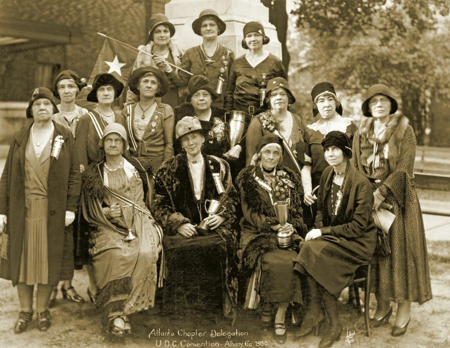 1930 United Daughters Of The Confederacy Atlanta Old Magnet Reprint