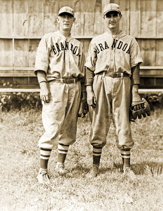 1930'S Brandon Mills Baseball Players Sc Old Keychain Reprint