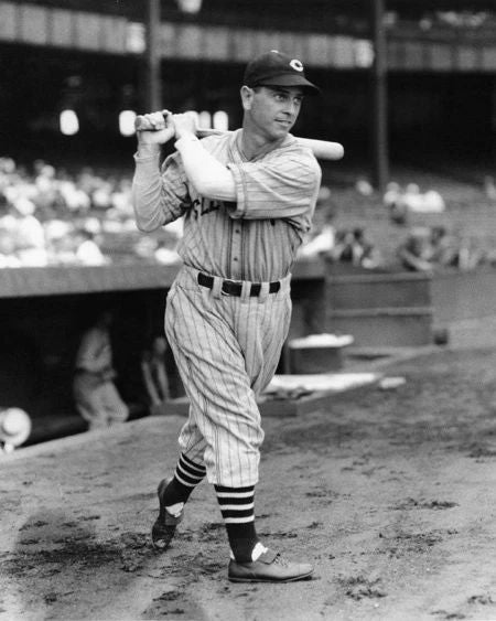 1930S Cleveland Indians Earl Averill Glossy Photo Baseball Reprint Poster