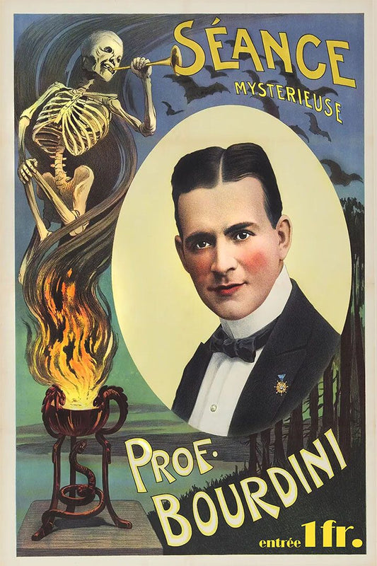 1930S Prof Bourdini Vintage Style Seance Magic Magnet