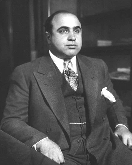 1931 American Gangster, Mobster Al Capone Photo Criminal Mob Print Poster