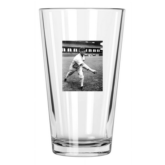 1931 Chicago White Sox Urban 'Red' Faber Photo Baseball Pint Beer Drinking Glass