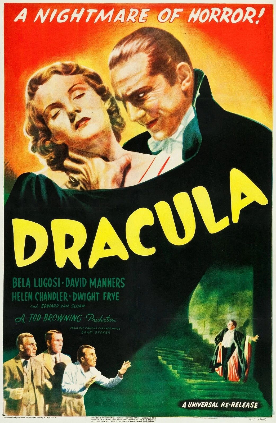 1931 Dracula Movie Magnet Bela Lugosi Mina Seward Transylvania Vampire