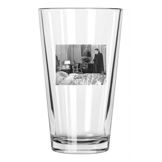 1931 Film Dracula Photo Bela Lugosi And Helen Chandler Pint Beer Drinking Glass