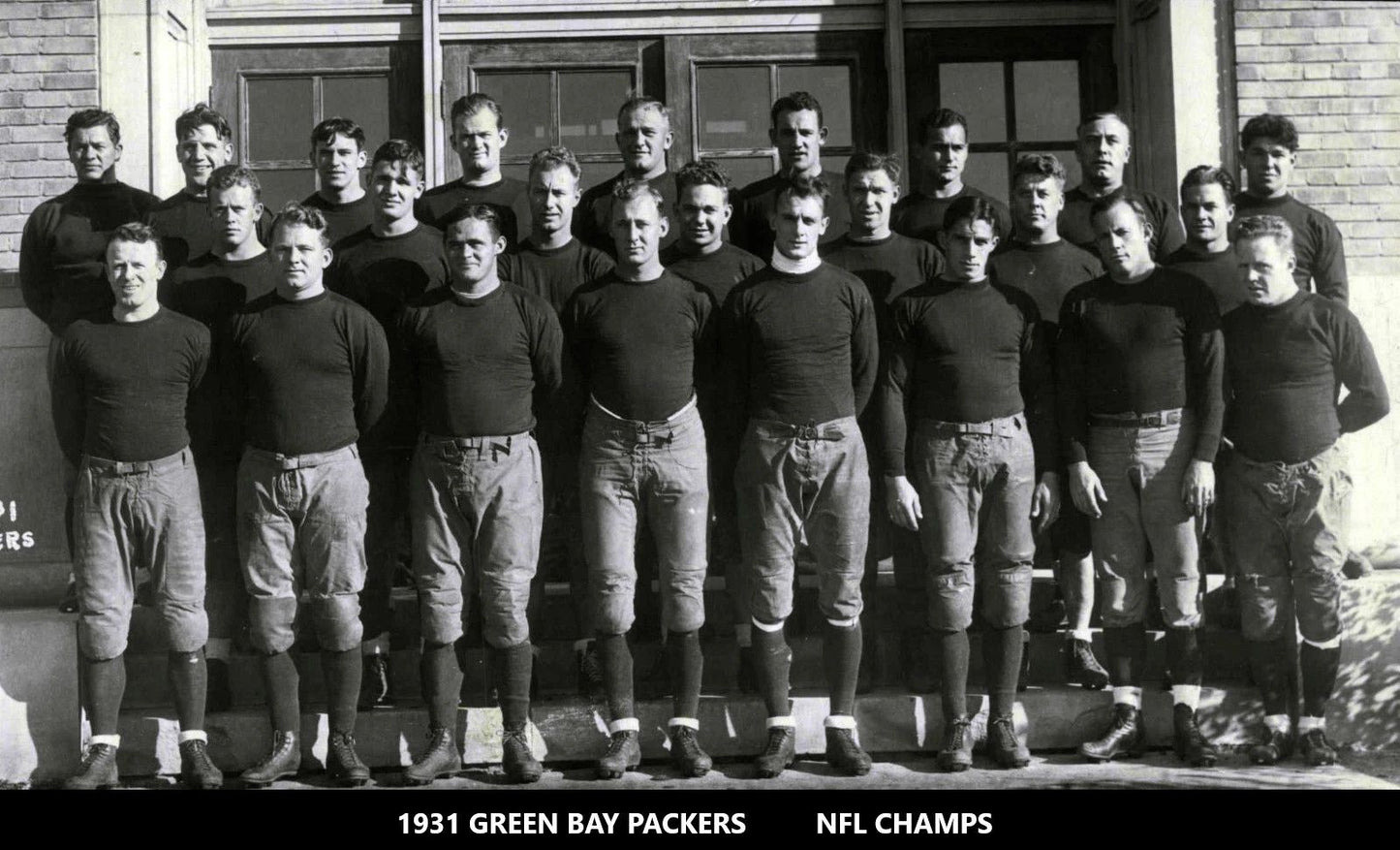 1931 Green Bay Packers Team Football League Champs Nfl 300 Piece Jigsaw Puzzle