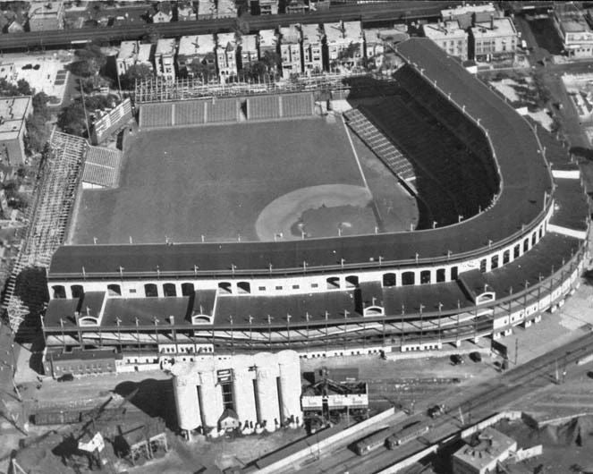 1932 Chicago Cubs Wrigley Field Glossy Magnet Weeghman Park Magnet